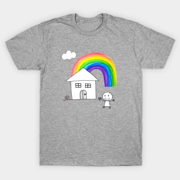 Kids Drawing T-Shirt by Buff Geeks Art